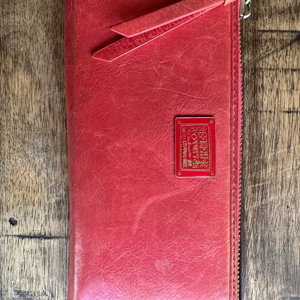 Poppy coach leather wallet